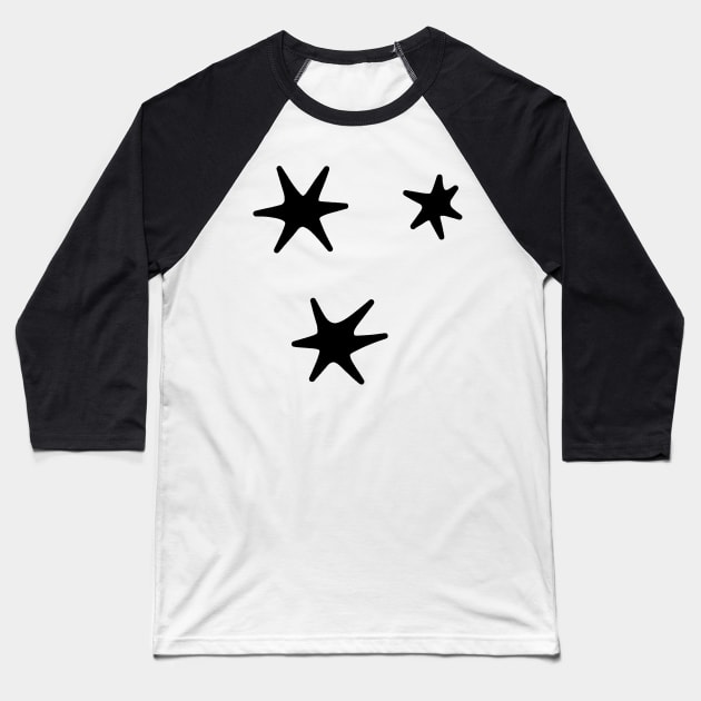 Harry P Page Stars - Slyther Colour Baseball T-Shirt by baranskini